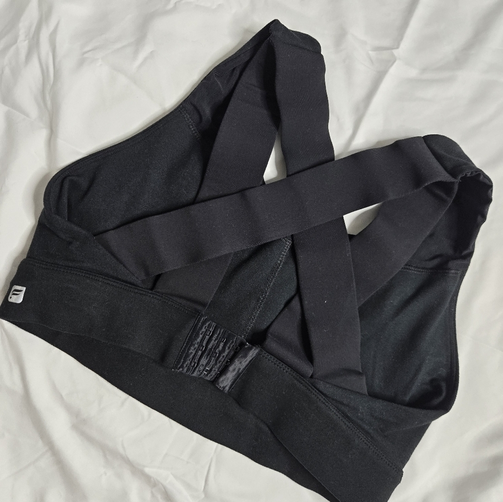 Black flabetics sports bra